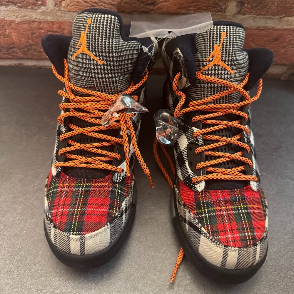 NWT Nike Air Jordan 5 Plaid 6Y